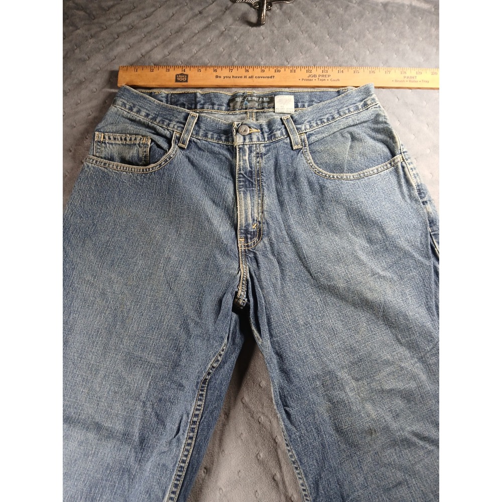 🔥 VINTAGE 2001 Levi's SilverTab BAGGY FIT Jeans 32x29 Skater Wide Leg Y2K! - Picture 2 of 10